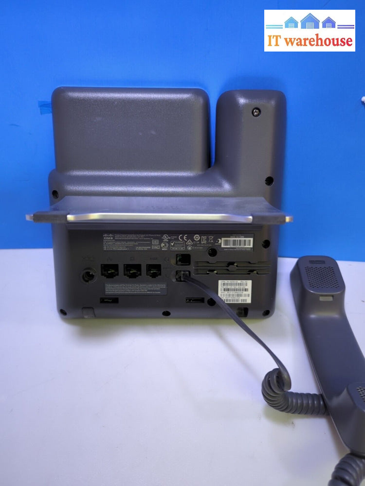 (Grade A) Cisco Cp-7821-K9 2-Line Business Voip Phone W/ Stand Handset & Cord-