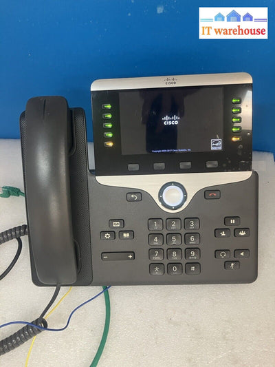 - (Grade A) Cisco Cp-8811 Voip Ip Gigabit Poe Lcd Display Office Phone