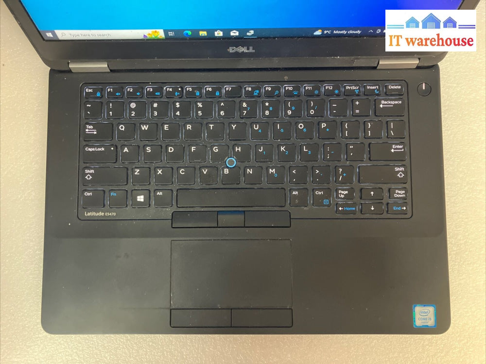 (Grade A) Dell Latitude E5470 14’ Laptop I5-6200U Cpu / 8Gb Ram 256Gb Ssd ~