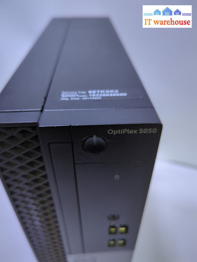 - (Grade A) Dell Optiplex 5050 Sff Pc I3-7100 Cpu/8Gb Ram/256Gb Ssd/ Win10