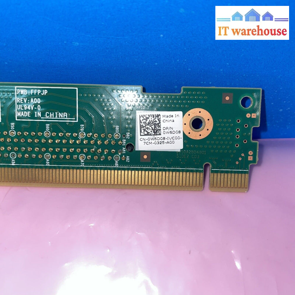 (Grade A) Dell Poweredge R640 Riser 2 Card Pci-E X16 For 2Nd Cpu W6D08 P7Rrd #C