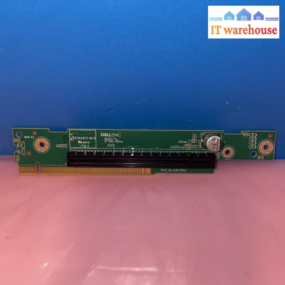 (Grade A) Dell Poweredge R640 Riser 2 Card Pci-E X16 For 2Nd Cpu W6D08 P7Rrd #C