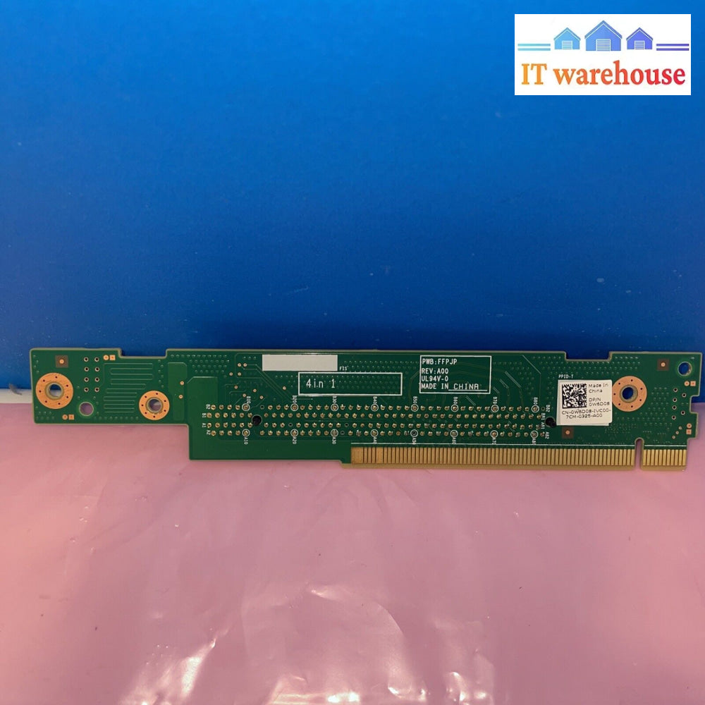 (Grade A) Dell Poweredge R640 Riser 2 Card Pci-E X16 For 2Nd Cpu W6D08 P7Rrd #C