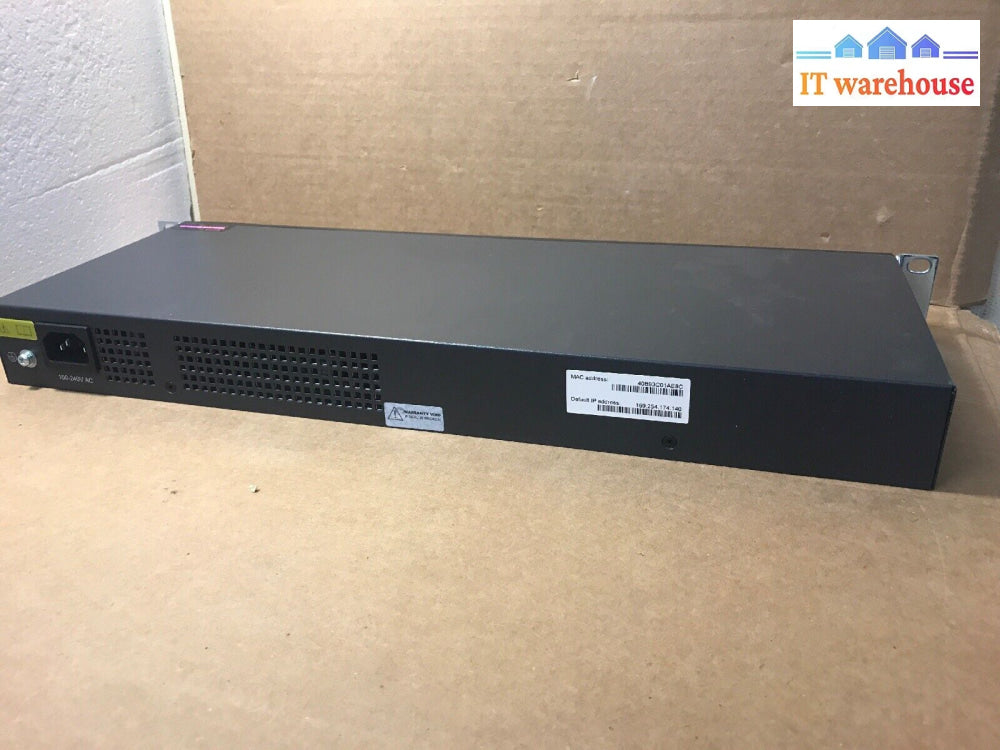 Grade A ~ Hewlett Packard Enterprise 1910-24 Jg538 Hp Switch