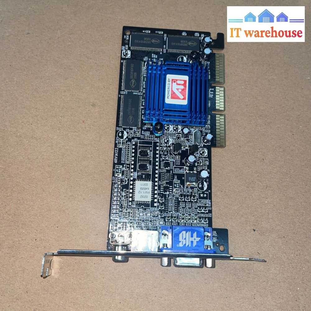 (Grade A) His Ati Radeon Ve 64Mb Agp Vga Card