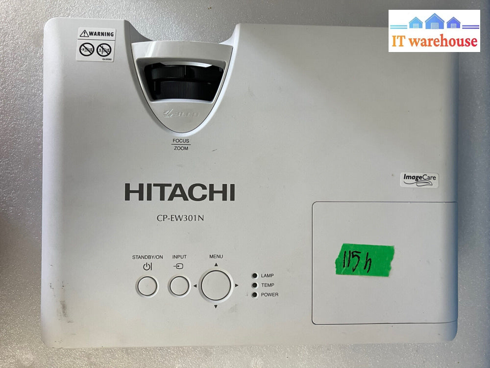 ～(Grade A) Hitachi Cp-Ew301N Hdmi Vga Projector (Lamp Hour 115H)*Tested/Working*