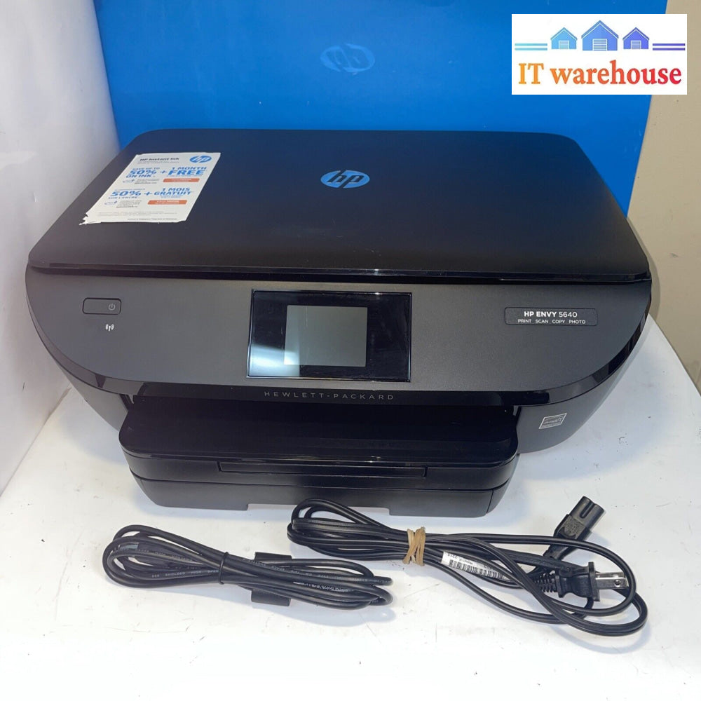 Grade A ~ Hp Envy 5640 All-In-One Color Inkjet Wireless Printer (No Ink)