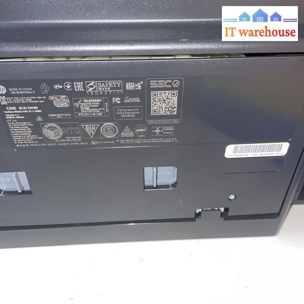 (Grade A) Hp Officejet Pro 8710 Touchscreen Inkjet Printer Page Count 1.4K