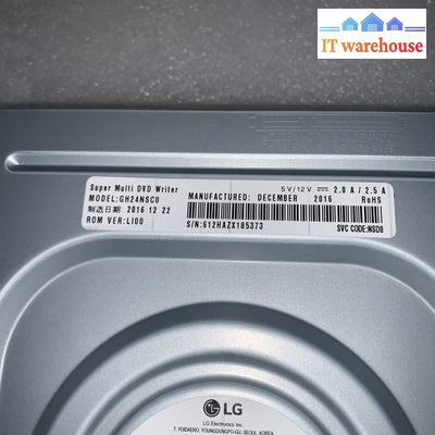 (Grade A) ~ Lg Gh24Nsco 24X Dvd Rewriter Super Multi With M-Disc Support Sata