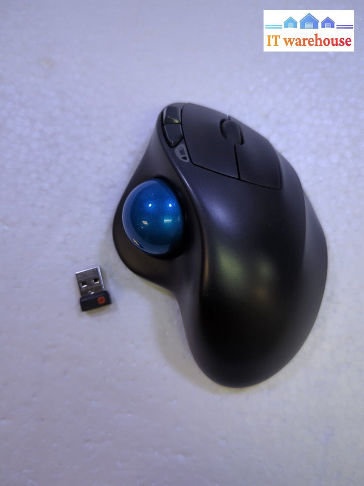 - (Grade A) Logitech M570 Wireless Trackball Mouse W/ Receiver Dongle Tested