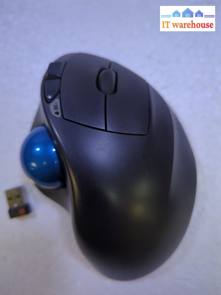 - (Grade A) Logitech M570 Wireless Trackball Mouse W/ Receiver Dongle Tested