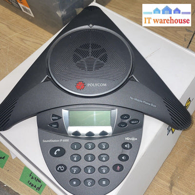 Grade A ~ Polycom Soundstation Ip 6000 Conference Phone