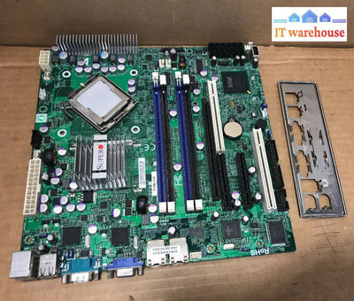 Grade A ~ Supermicro X7Sbl-Ln2 Rev:1.01 Intel Lga775 Ddr2 Micro Atx Motherboard