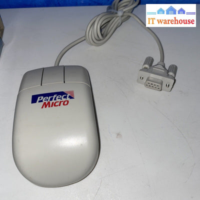 (Grade A) Vintage Perfect Micro 3-Button 9-Pin Serial 290-2900 Dpi Wired Mouse