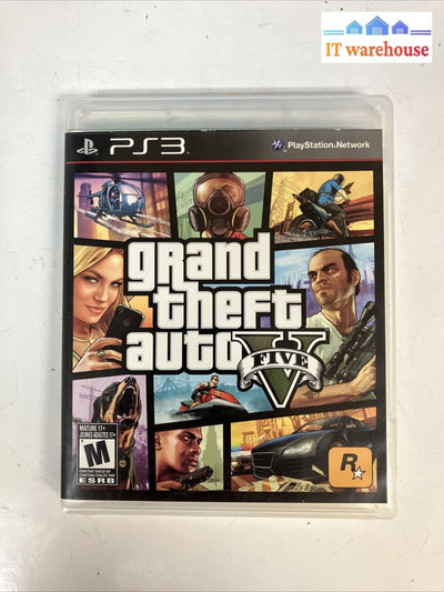 Grand Theft Auto V Ps3 - Playstation 3 Game (Rockstar Games 2008 Gta5) ~