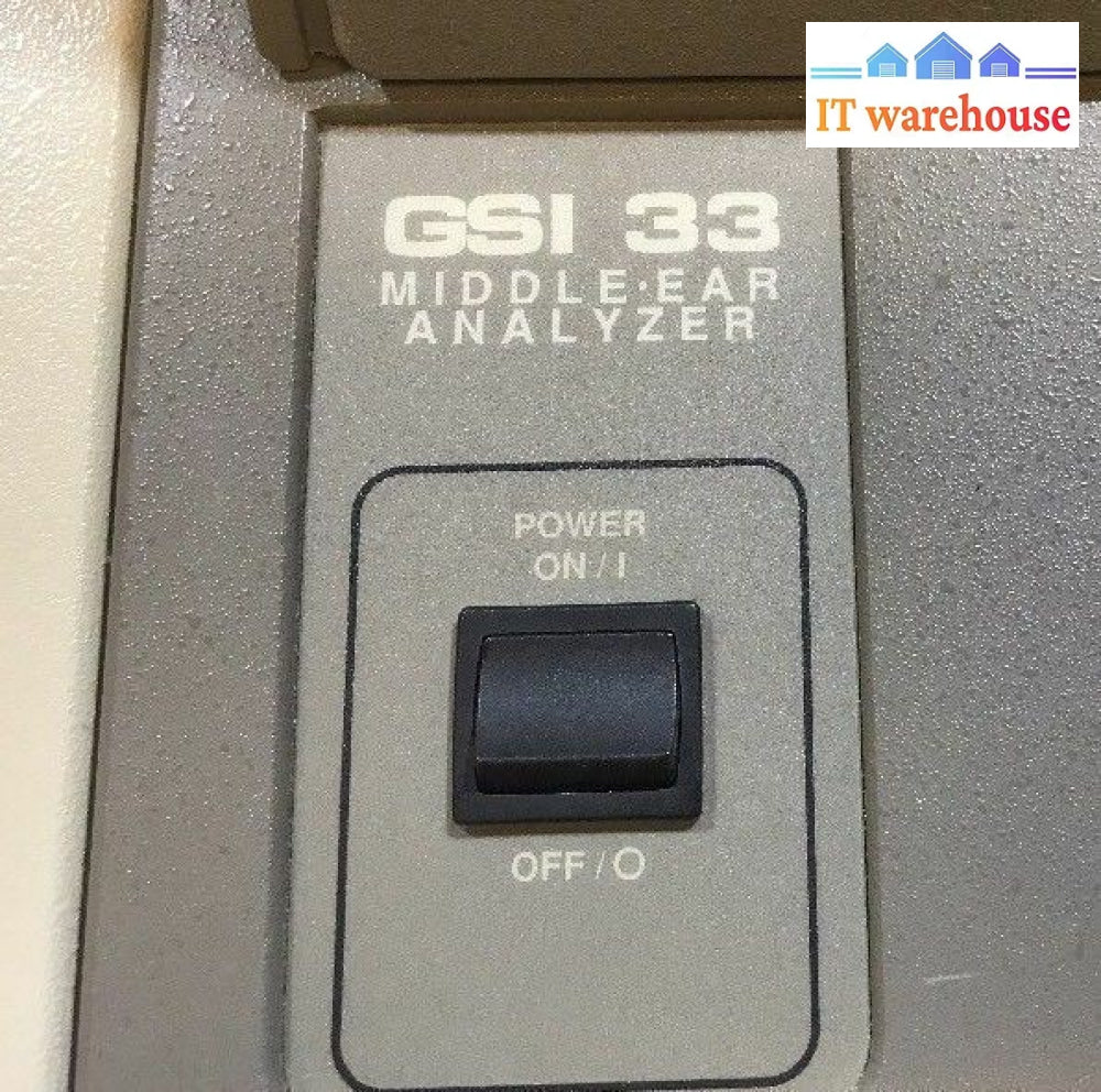 - Grason Stadler Gsi 33 Middle Ear Analyzer