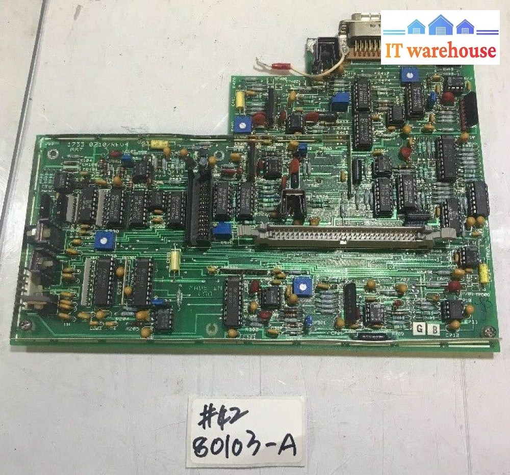 - Gsi 1733-0710 Main Board For Grason Stadler 33 Middle Ear Analyzer @@@