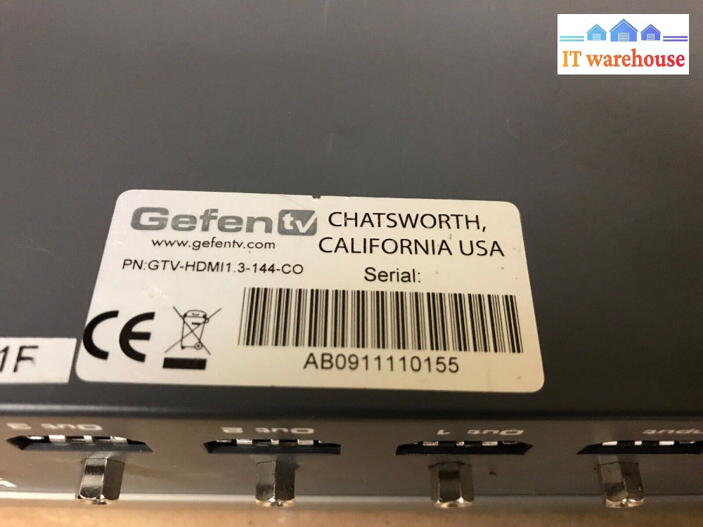 Gtv-Hdmi1.3-144 Gefen Gefentv 1 4 Hdmi Splitter @@@