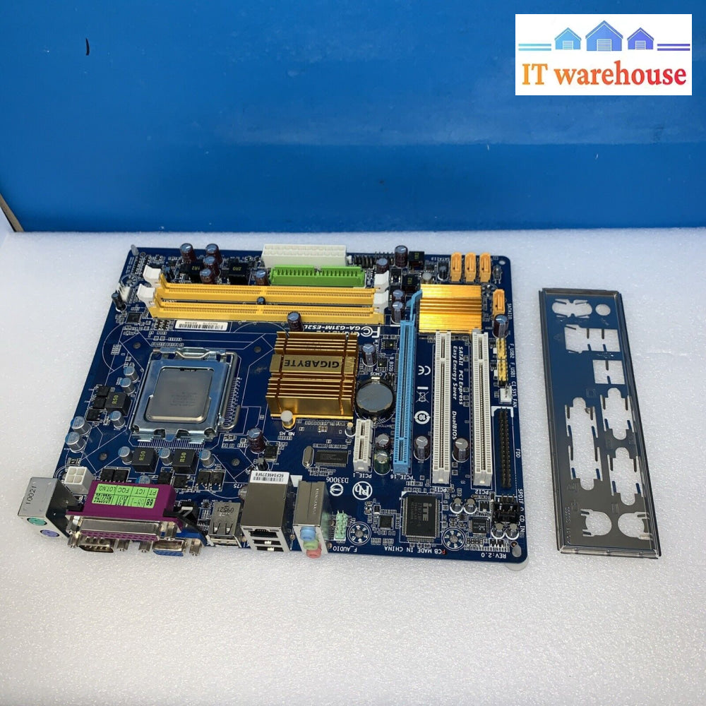 Gygabyte Ga-G31M-Es2L Intel E6500 Ddr2 Lga775 Motherboard