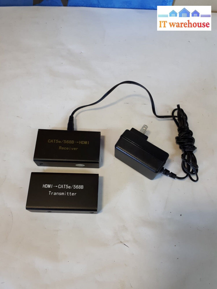 $ Hdmi Extender Cat5E/568B Transmitter & Receiver