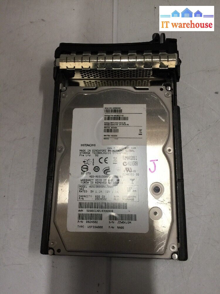 + Hitachi Ibm 600Gb 15K 3.5’ Sas Drive Hus156060Vls600 0B24502 46X0884 @@@