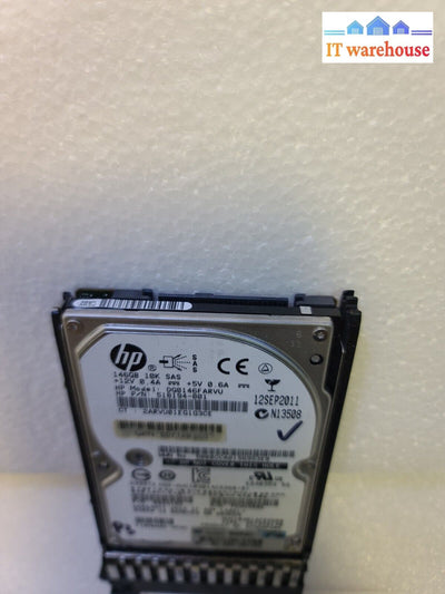 - Hp 146Gb 10K Sas 2.5’ Server Hard Drive Dg0146Farvu 518194-001 Tested