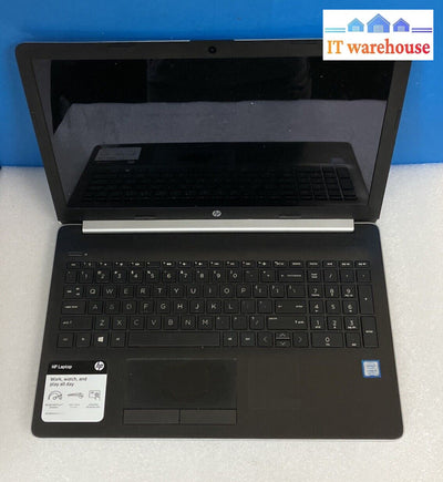 Hp 15-Da0Xxx 15.6’ Laptop Intel I5-8250U Cpu / 4Gb Ram No Hdd (As Is Read) ~