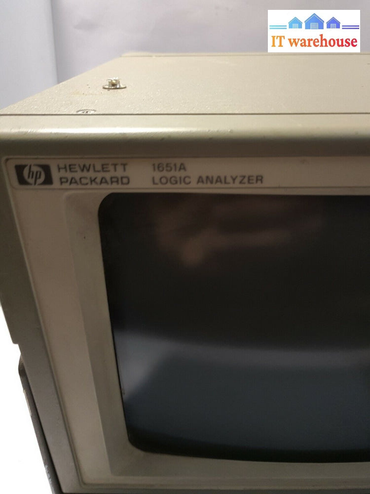 - Hp 1651A Logic Analyzer (No System Disk)