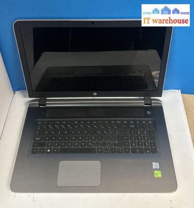 Hp 17-G178Ca 17.3’ Laptop Intel Core I5-6200U No Ram Hdd (For Parts Read) ~