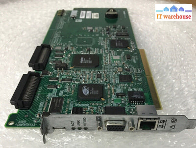 Hp 249933-001 Ml350 G2 Feature Board Scsi Vga Lan Card @@@