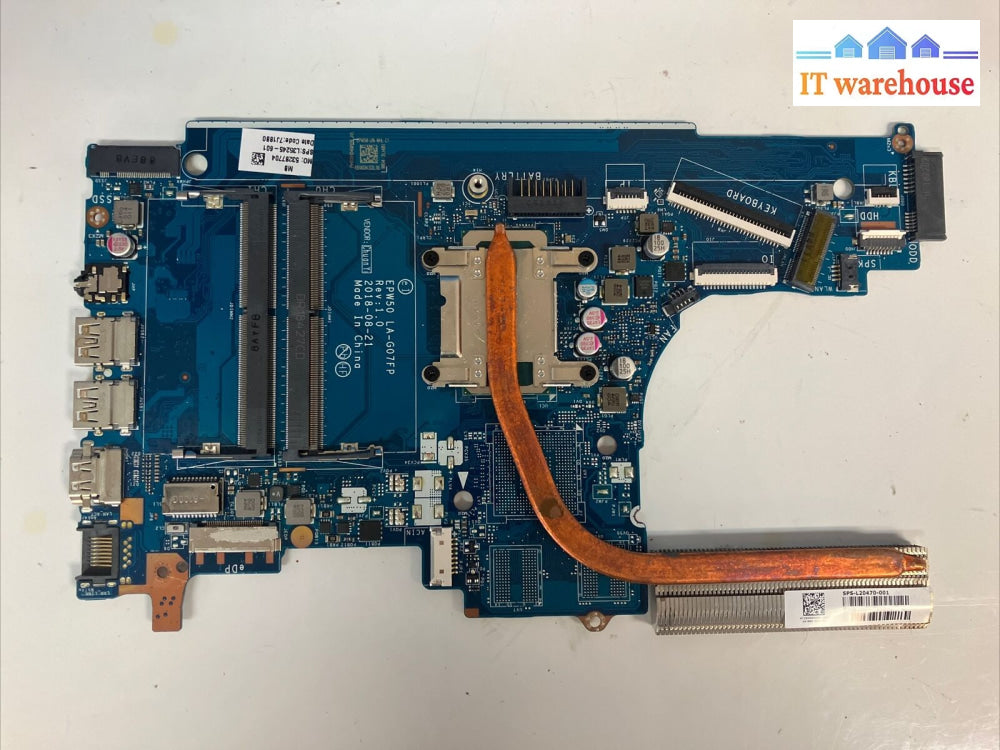 For Hp 250 G7 15-Da Laptop Motherboard Intel I5-8265U Epw50 La-G07Fp L35245-601~