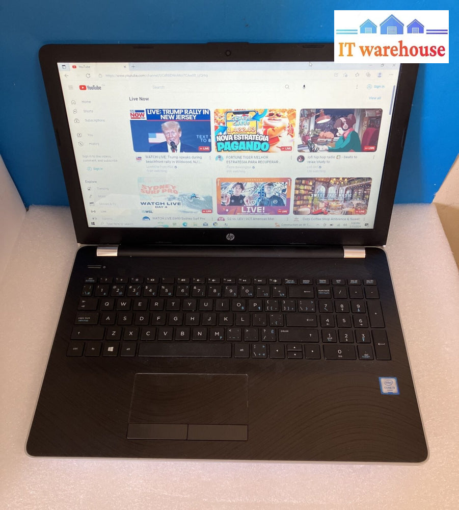 Hp 3168Ngw 15.6’ Laptop Intel I3-6006U Cpu / 16Gb Ram 240Gb Ssd Win 10 ~