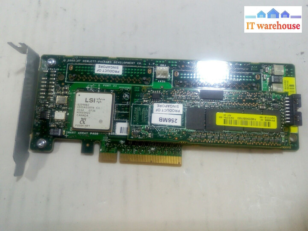 - Hp 447029-001 Smart Array P400 8-Port Sas/Sata Pcie X8 Raid Card 013159-001