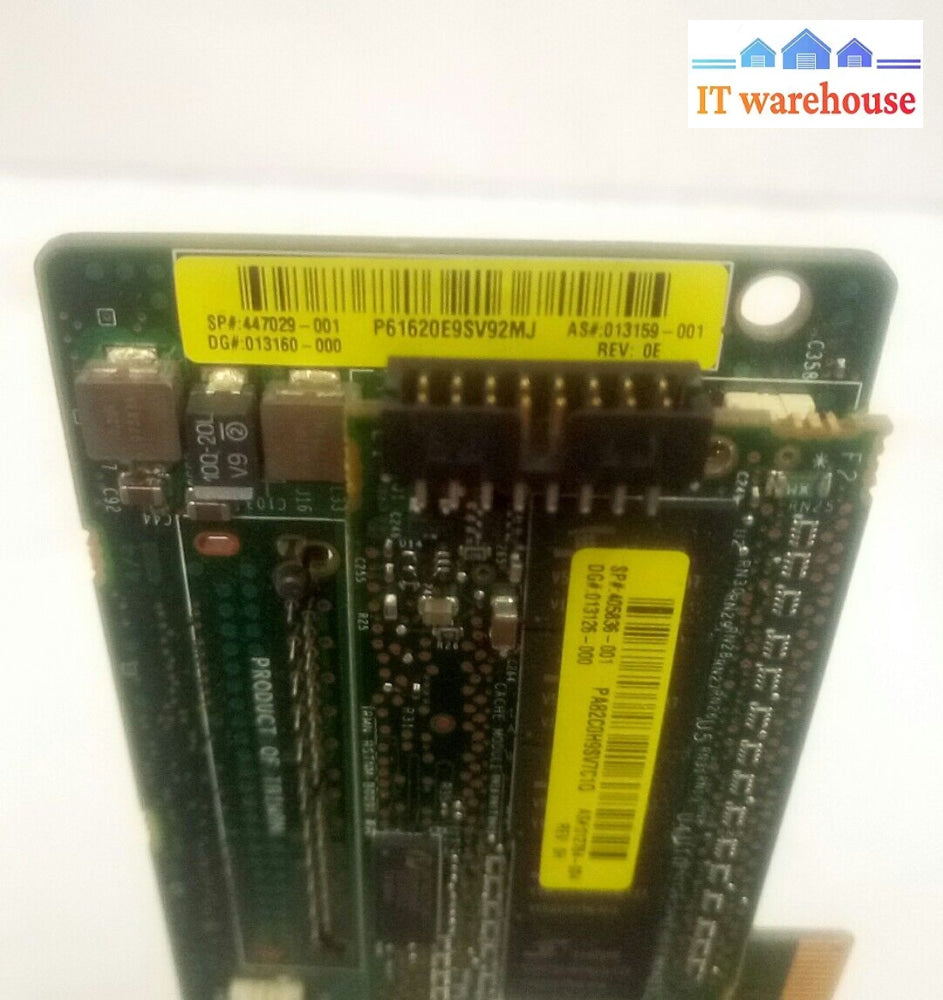 - Hp 447029-001 Smart Array P400 8-Port Sas/Sata Raid Card 013159-001