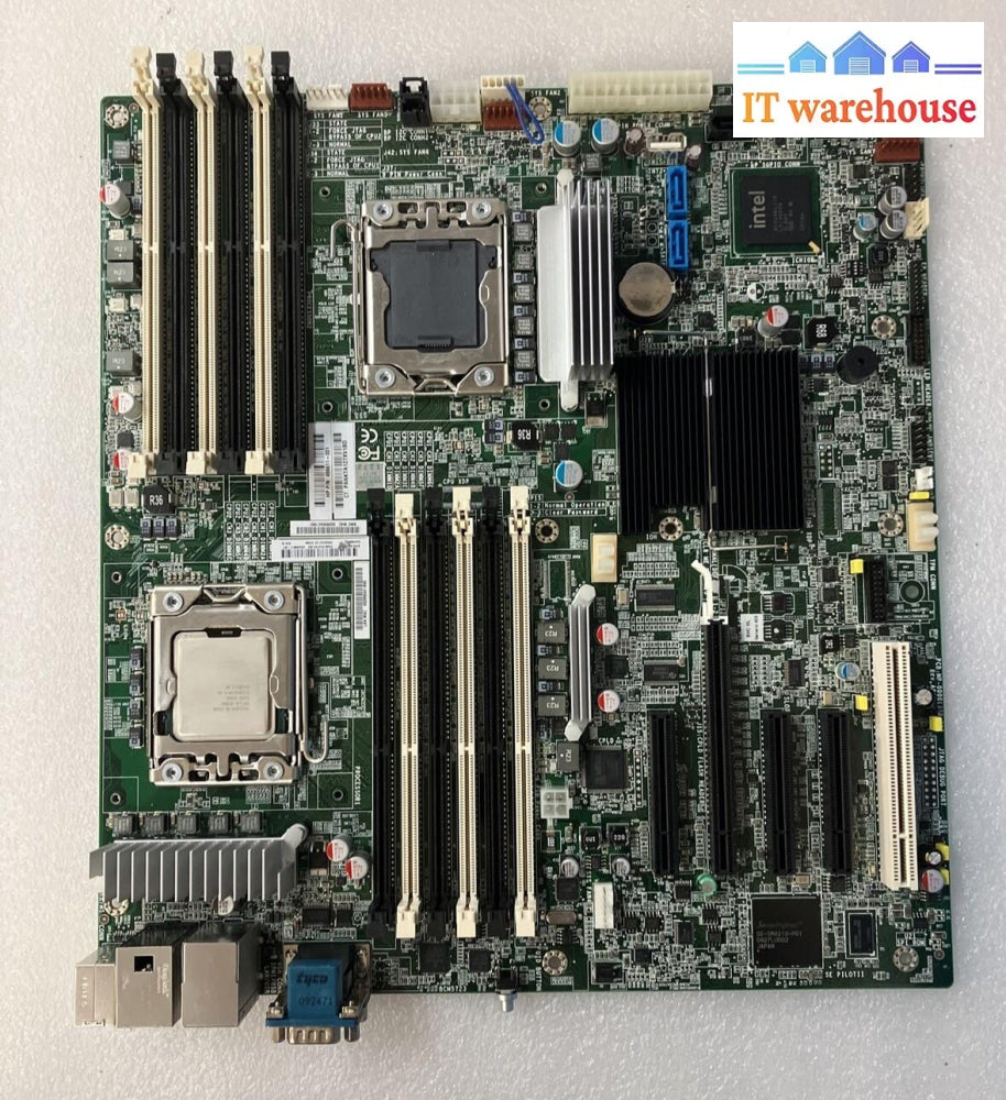 Hp 466611-001 Ml150 G6 System Board 519728-001 Ddr3 Lga1366 With Xeon E5506 Cpu~