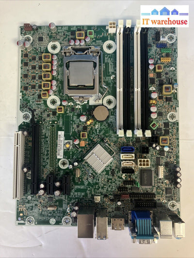 Hp 6200 Pro Sff System Motherbaord Ddr3 Lga 1155 Pn 615114-001 With I7-2600 Cpu~