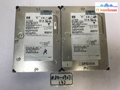 - Hp 72.8Gb 15000Rpm 3.5’ 80Pin Hard Drive Bf07285A36 286774-006 271837-014