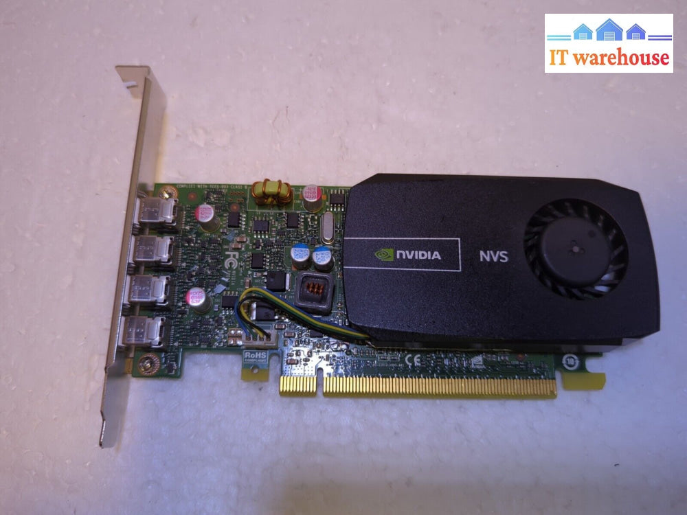 Hp 721795-001 Nvidia Quadro Nvs 510 2Gb Ddr3 4X Mini Dp Full Profile Video Card-