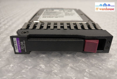 - Hp 72Gb 15K Rpm 2.5’ Sas Single Port Hdd W/Tray 431930-002 9Mb066 @@@