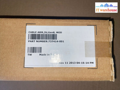 Hp 737414-001 2U Gen8 Mod Cable Management Arm Dl380 Dl385 Dl560 New