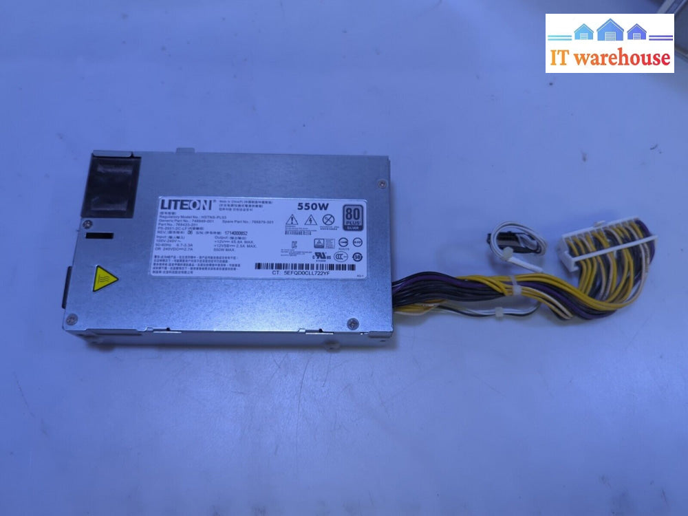 Hp 766879-001 550W 80 Plus Silver Psu For Proliant G9 Servers 748949-001 -