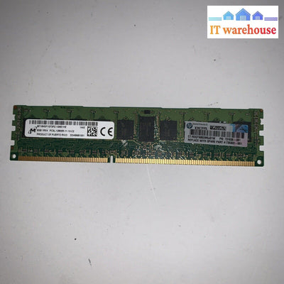 Hp 8Gb Ddr3 Rdimm 731765-B21 731765-S21 735302-001 731656-081 Server Memory Ram