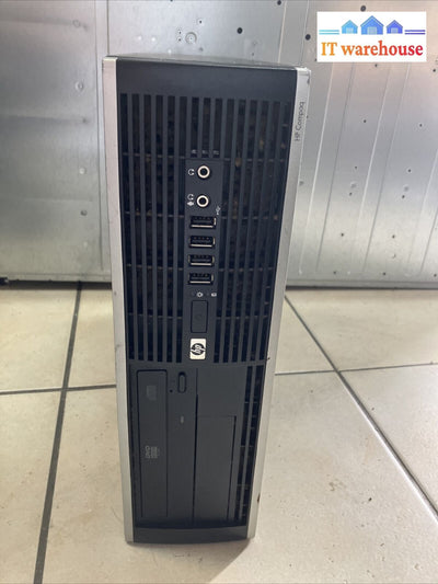 Hp Compaq 6000 Pro Sff Desktop Core 2 Duo Cpu 4Gb Ram / 500Gb Hdd Windows Xp ～