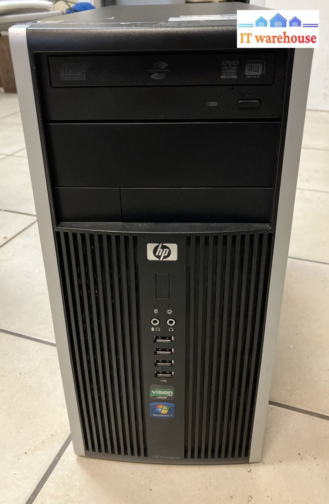 Hp Compaq 6005 Pro Microtower Desktop Amd Phenom Ii X4 Cpu 4Gb Ram 1Tb Hdd Xp ~