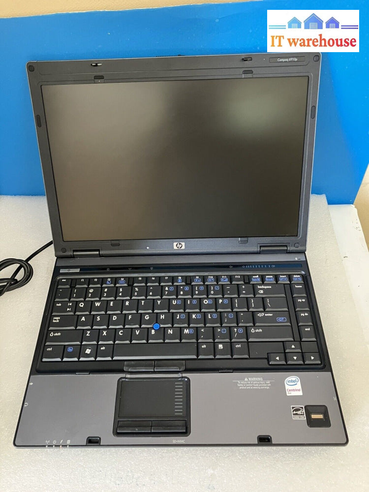 ~ Hp Compaq 6910P 14’ Laptop C2D T7100 1.8Ghz / 3Gb 90Gb Hdd Win 7 No Wifi