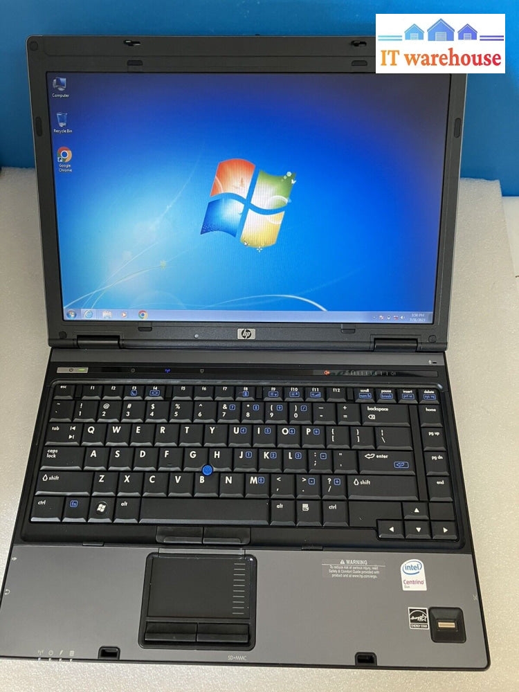 ~ Hp Compaq 6910P 14’ Laptop C2D T7100 1.8Ghz / 3Gb 90Gb Hdd Win 7 No Wifi