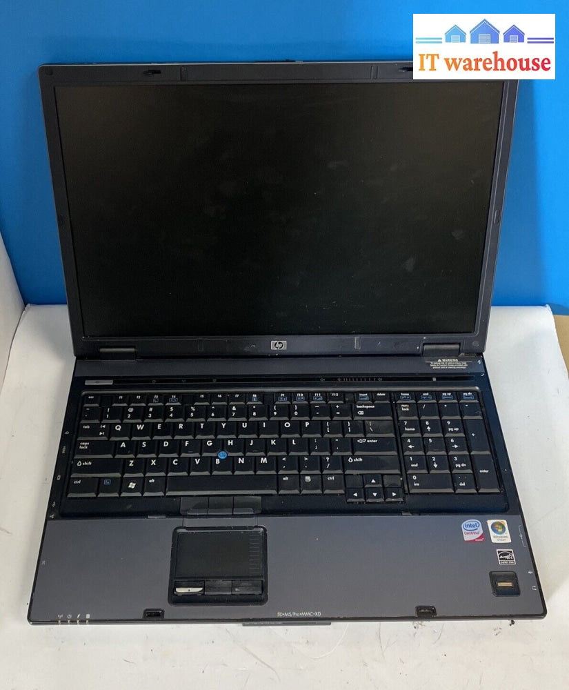 Hp Compaq 8710P 17’ Laptop Intel Core 2 Duo Cpu 2Gb Ram 160Gb Hdd (Bad Batt) ~