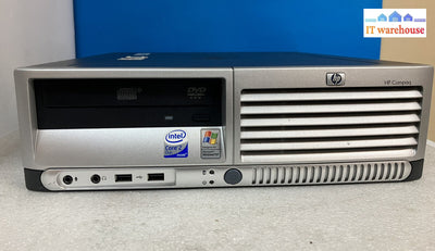 Hp Compaq Dc 7700 Dc7700 Desktop Core 2 6400 2.13Ghz 4Gb 1Tb Windows Xp Pro