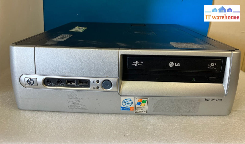 Hp Compaq Dc5000 Sff Desktop Intel Pentium 4 Cpu / 1Gb Ram 80Gb Hdd Win Xp ~