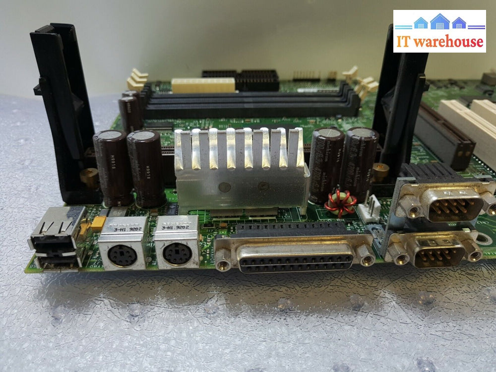 - Hp Compaq Desktop Motherboard 118053-001 010233-101 W/ Pii 400 Cpu & I/O Plate